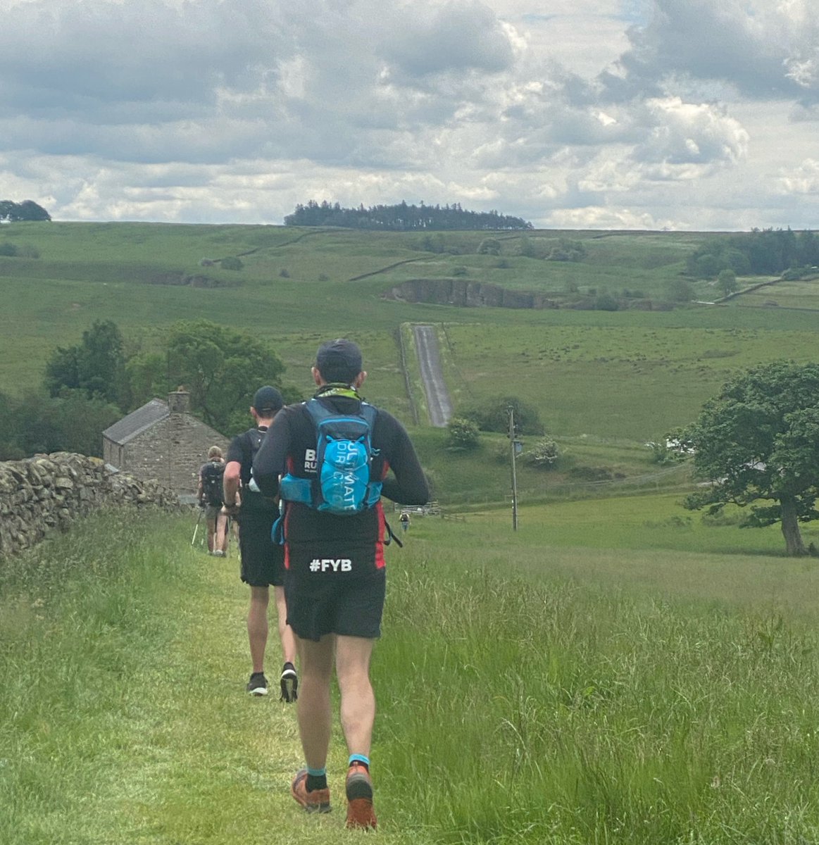 Give around of applause to EMT1 Will Griffin, who took on #TheWall challenge on the 19th June, running 70 miles from Carlisle to Newcastle along Hadrian’s wall and raised £1,175 for #airambulance Well done Will fantastic achievement 👏