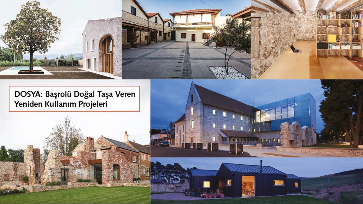 naturadergi's tweet image. Bu ayki Dosya&apos;mızda başrolü doğal taşa veren Türkiye’den ve dünyadan &quot;yeniden kullanım projelerini&quot; sizler için derledik. 👉
naturadergi.com/anasayfa/basro…
#architecture #design #adaptiveuse