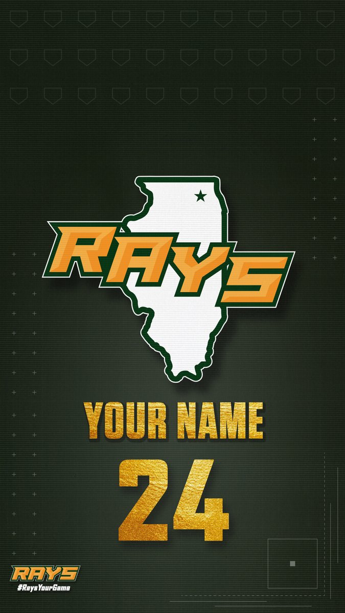 Alright Rays-Illinois fans, it's our first Wallpaper Wednesday!! Want your own custom phone wallpaper, here is all you need to do ⤵️

1⃣ RETWEET this post
2⃣ Comment your name and number
3⃣ Use #RaysYourGame

We will get you your custom wallpaper in 24 hours!!

#RaysYourGame
