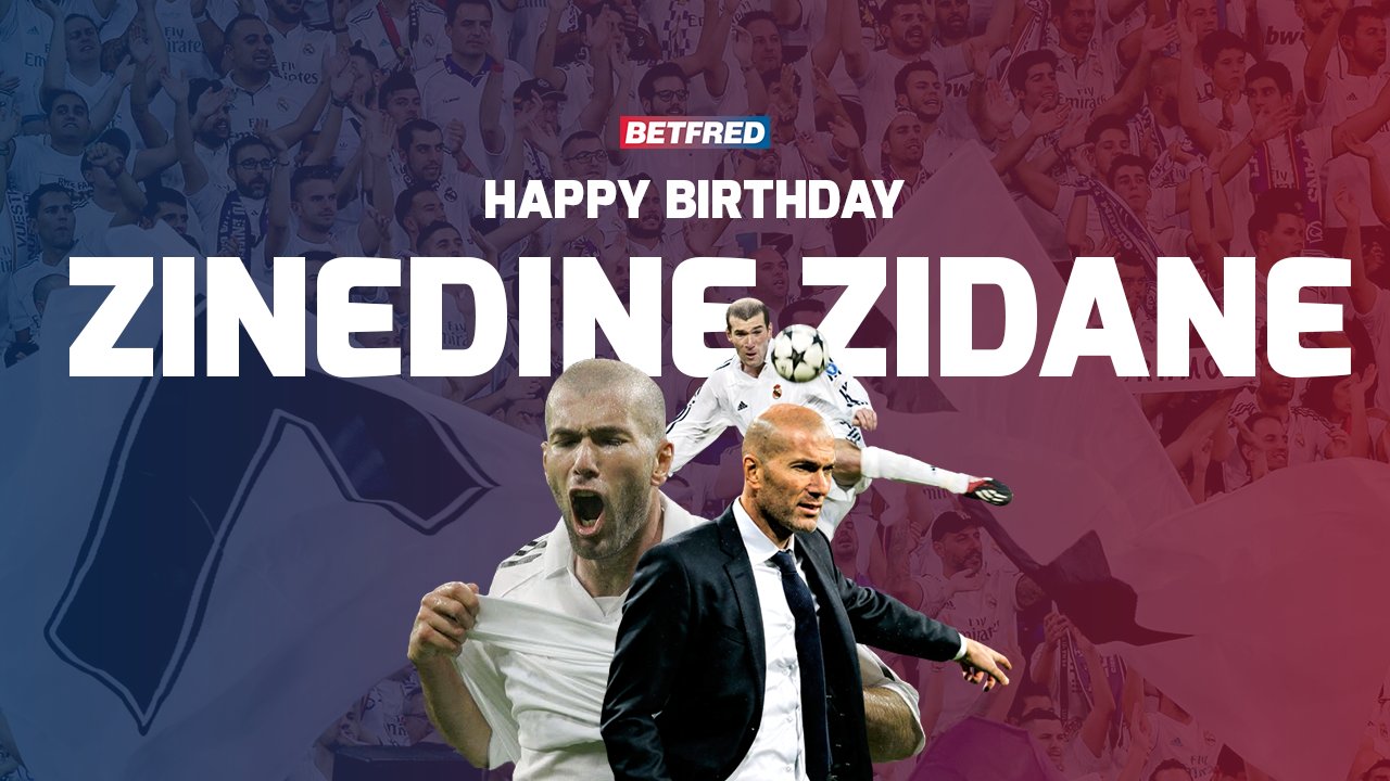 Happy 49th Birthday to Zinedine Zidane What a genius he was on the pitch    