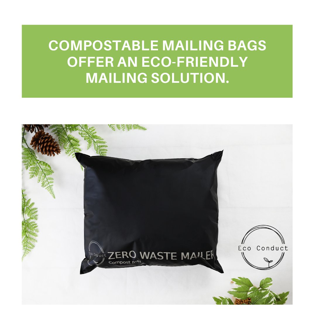 EcoConduct's tweet photo. Looking for an eco-friendly mailing option? Our zero waste mailer is a great alternative to the fossil-based plastic mailer! Our mailer is certified industrial and home compostable i.e. breaks down into non-toxic fertilizers!
#compostablesatchel #compostablemailer https://t.co/QUJvShp9Vr