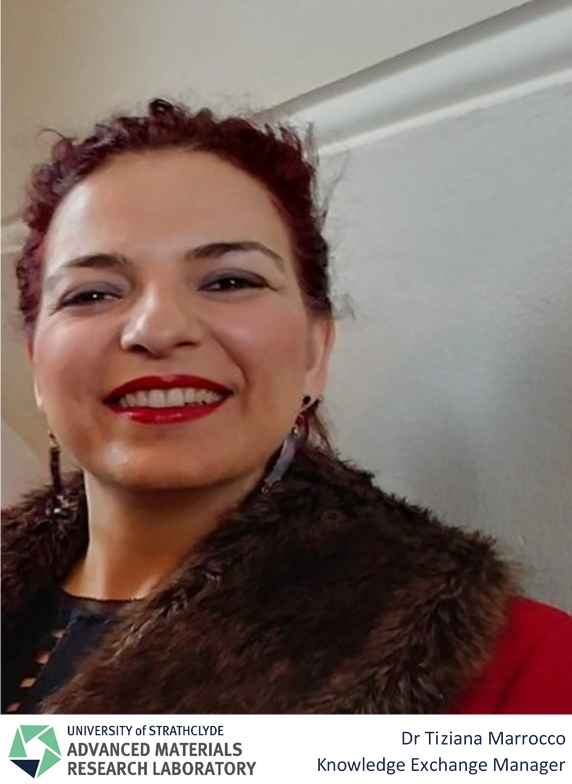 _AMRL's tweet photo. Dr Tiziana Marrocco is our Knowledge Exchange Manager. She is in charge of engagement with external stakeholders in industry and academia. Tiziana’s PhD in Surface Engineering places her in a position of strong technical knowledge to provide assistance in research. https://t.co/qb42Q3Jo2G