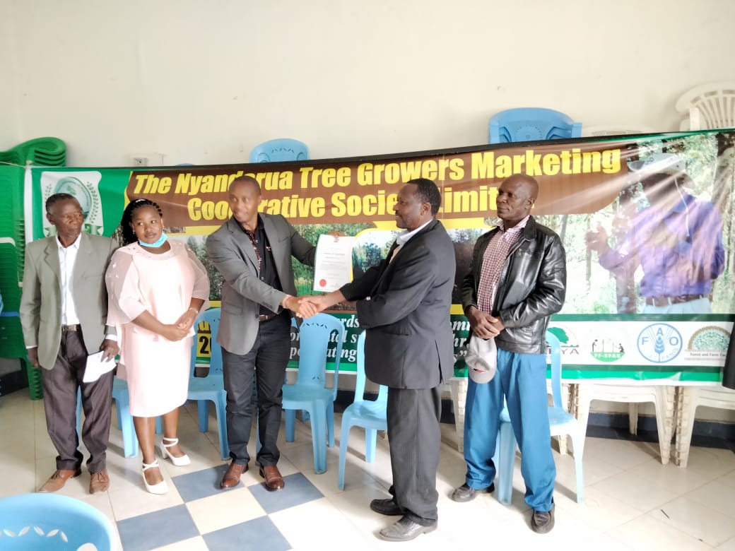 MwangiEdwn's tweet photo. @FAOForestry Tree Growers Association of Nyandarua Launches a cooperative-The 2nd ever Tree Coop in Kenya through the support of The Forest and Farm Facility https://t.co/1tCHZuYWkb