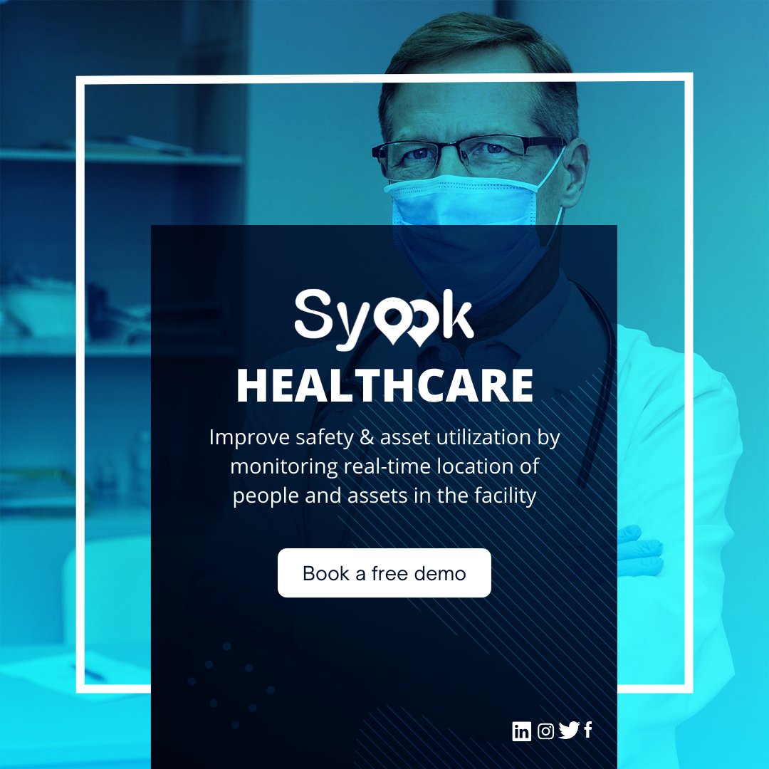 Syook Insite is a powerful solution for the Healthcare industry. Below is the impact:
- Smart view of people and assets
- End-to-end visitor management
- Process-oriented workflow
- Better patient turnaround

Learn more: syook.com/wp-content/upl…

#RTLS #iot #iiot #Healthcare