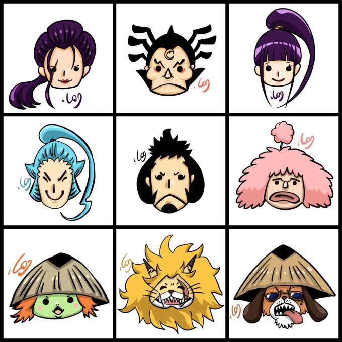 Onepieceちびキャラのtwitterイラスト検索結果