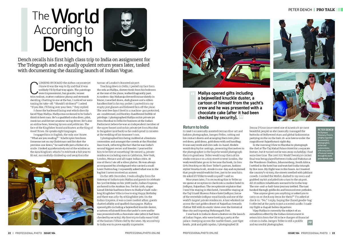 peterdench's tweet photo. For the latest @pro_photo_mag instalment of The World According to Dench #TWATD I recall a few mind-blowing assignments to #India https://t.co/8tDi1haka2