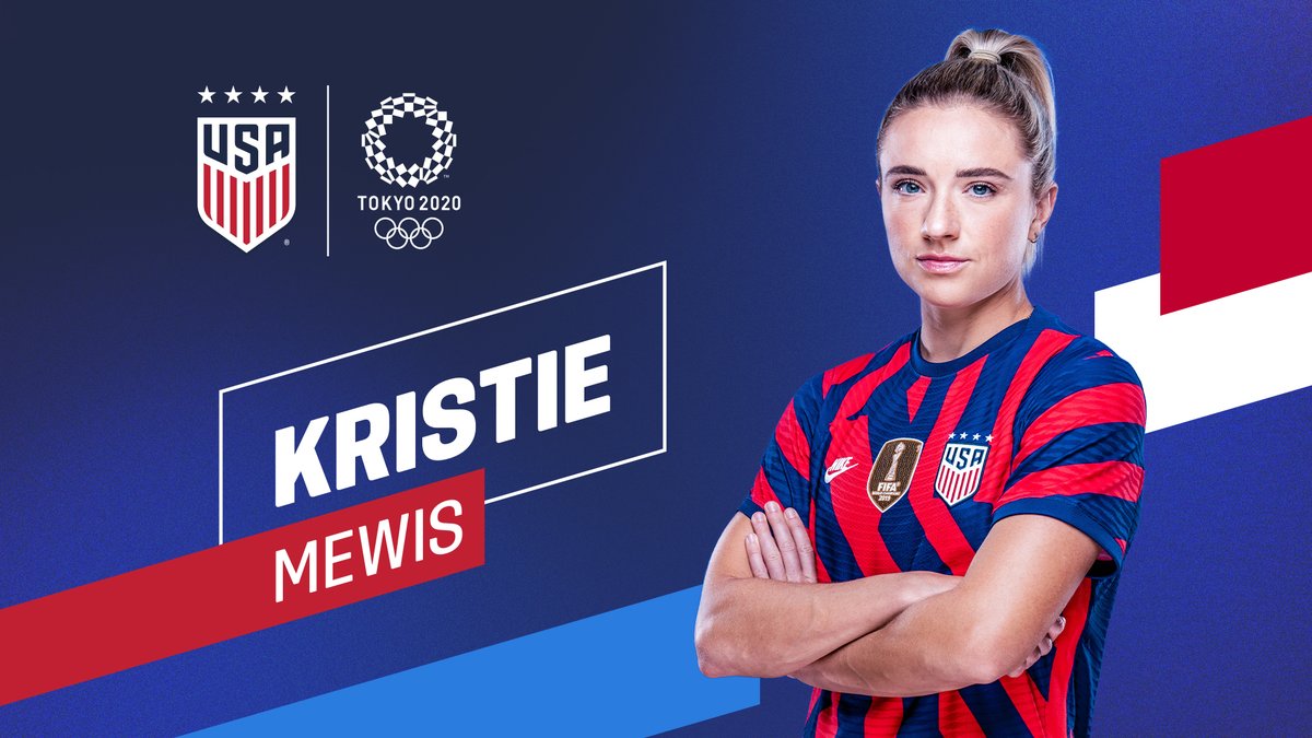 USWNT's tweet photo. The comeback has been nothing short of incredible. @KristieMewie is headed to the Olympics! 🙌

#OneNationOneTeam #RoadToTokyo https://t.co/hq4U7PsHOj