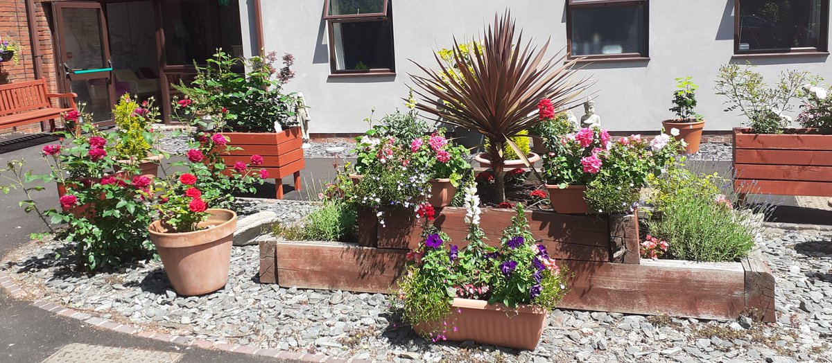 JoanneSMorris1's tweet photo. Its blooming marvelous for our residents at Arkwright Court, Leominster as they are busy getting the garden ready for #Britianinbloom #leominsterinbloom #WARL @StonewaterUK https://t.co/dojktNAeap