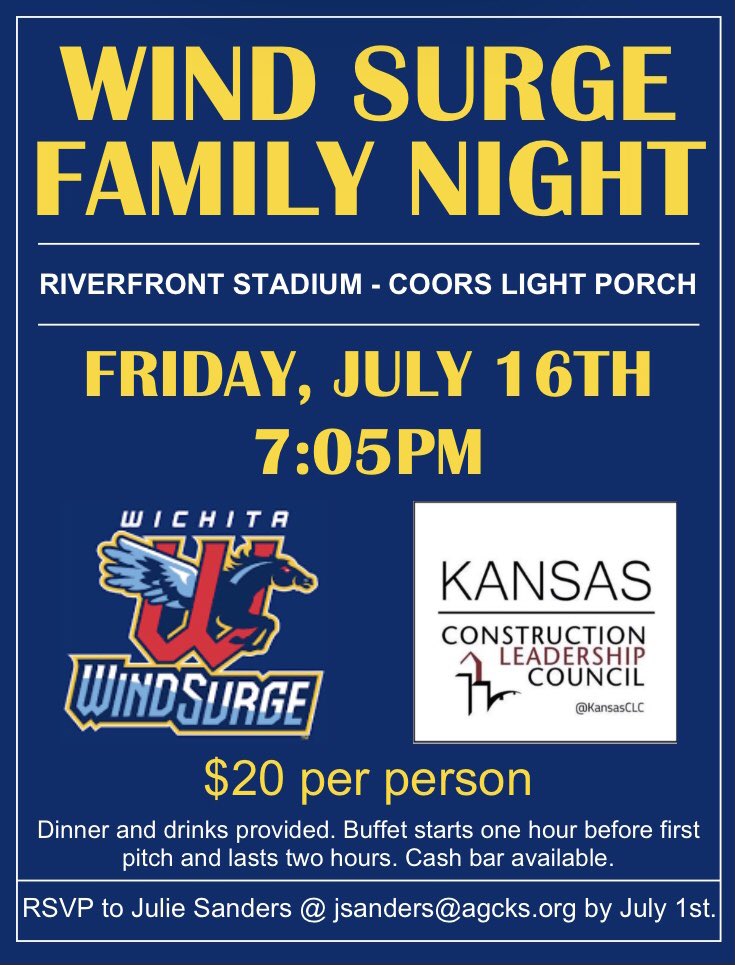 Save the date!! We’ve rented out the Coors Light Porch for a FAMILY night of baseball, food, and great company! Don’t forget to RSVP by July 1st to secure your spot!