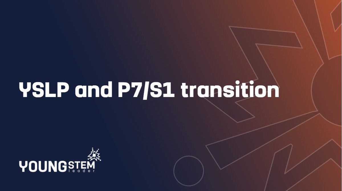 YoungSTEMLeader's tweet photo. We're interested in hearing from centres that have used the Young STEM Leader Programme to support P7/S1 transition. 

Is this you? Drop us a DM or send an email to youngstemleader@sserc.scot - we'd love your help! https://t.co/qXQFyfx35z