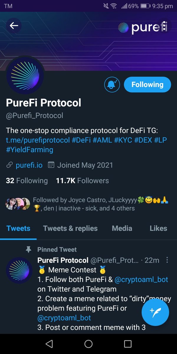 luckyeoj07's tweet photo. @cryptopolica @Purefi_Protocol 🍀🙏🍀Thank you https://t.co/dS5XbcrfTO