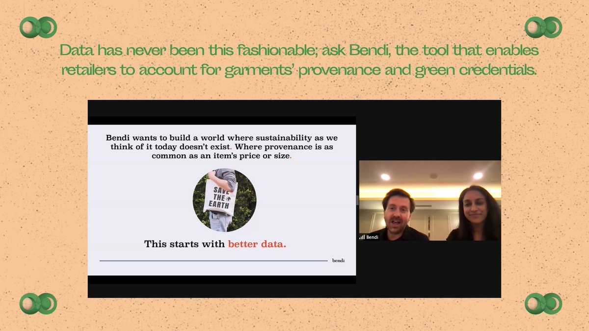 huckletree's tweet image. Knowledge is power, as the adage goes. Information nowadays comes in many formats, one of them is data, and data is very fashionable right now! Ask @WtfBendi the tool that enables retailers to account for garments’ provenance and their green credentials #AlphaAccelerator #DemoDay