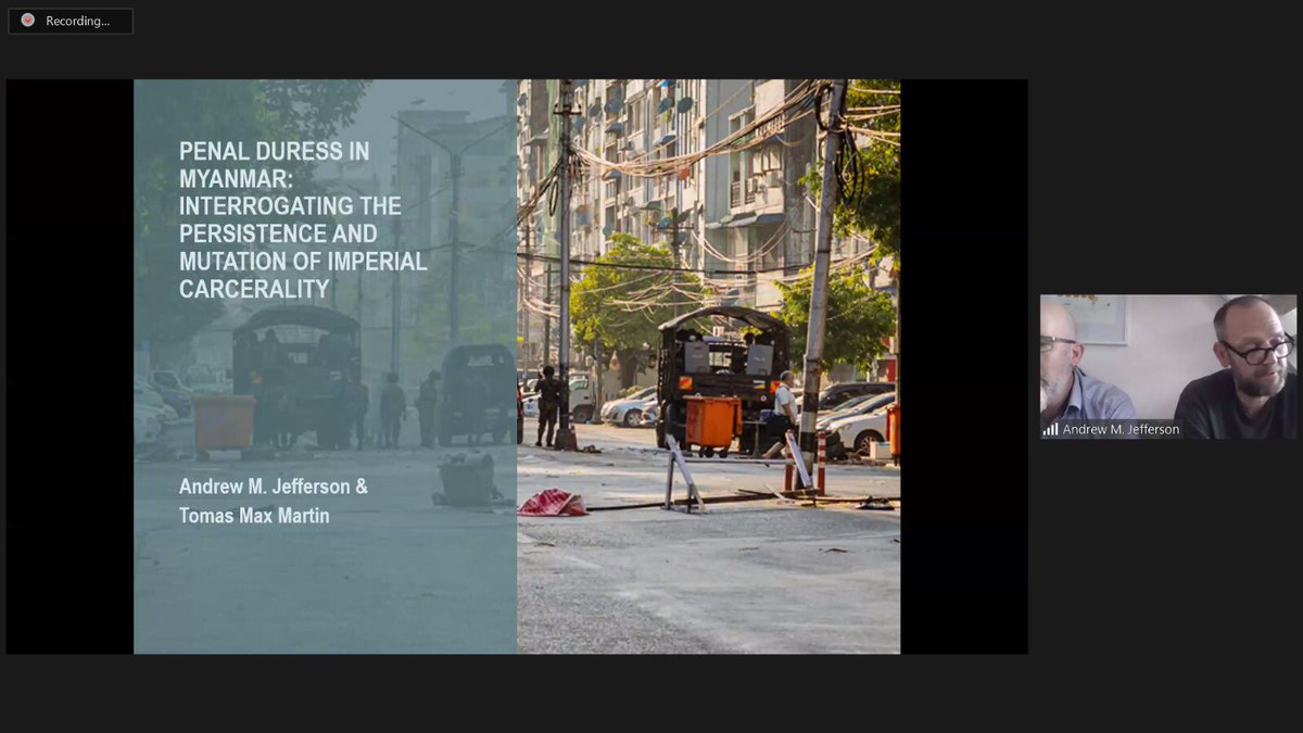 dalsantolp's tweet image. We’ve just had our first two sessions of the @OxfordCrim &amp;amp; UNL workshop on punishment in global peripheries. Fab presentations! We’re now about to start the third session