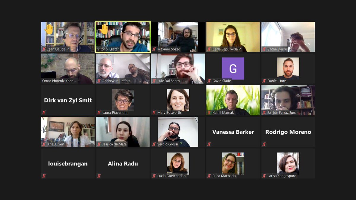 dalsantolp's tweet image. We’ve just had our first two sessions of the @OxfordCrim &amp;amp; UNL workshop on punishment in global peripheries. Fab presentations! We’re now about to start the third session