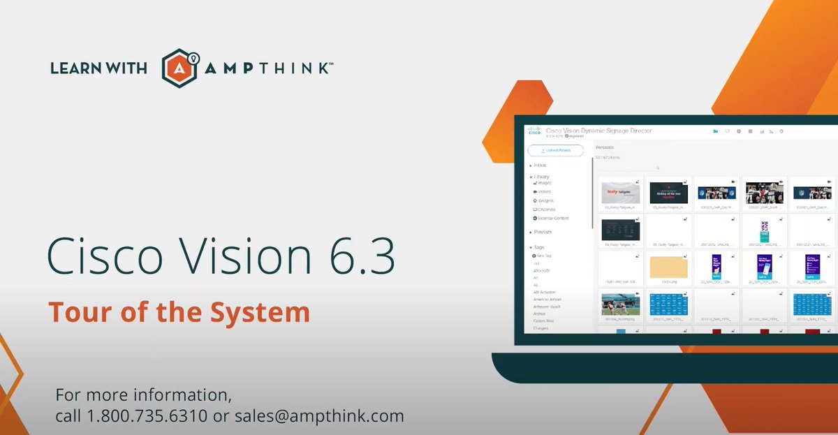 Building out our YouTube channel with training videos - #learnwithampthink. Check out our recent series covering Cisco vision at: youtube.com/playlist?list=….