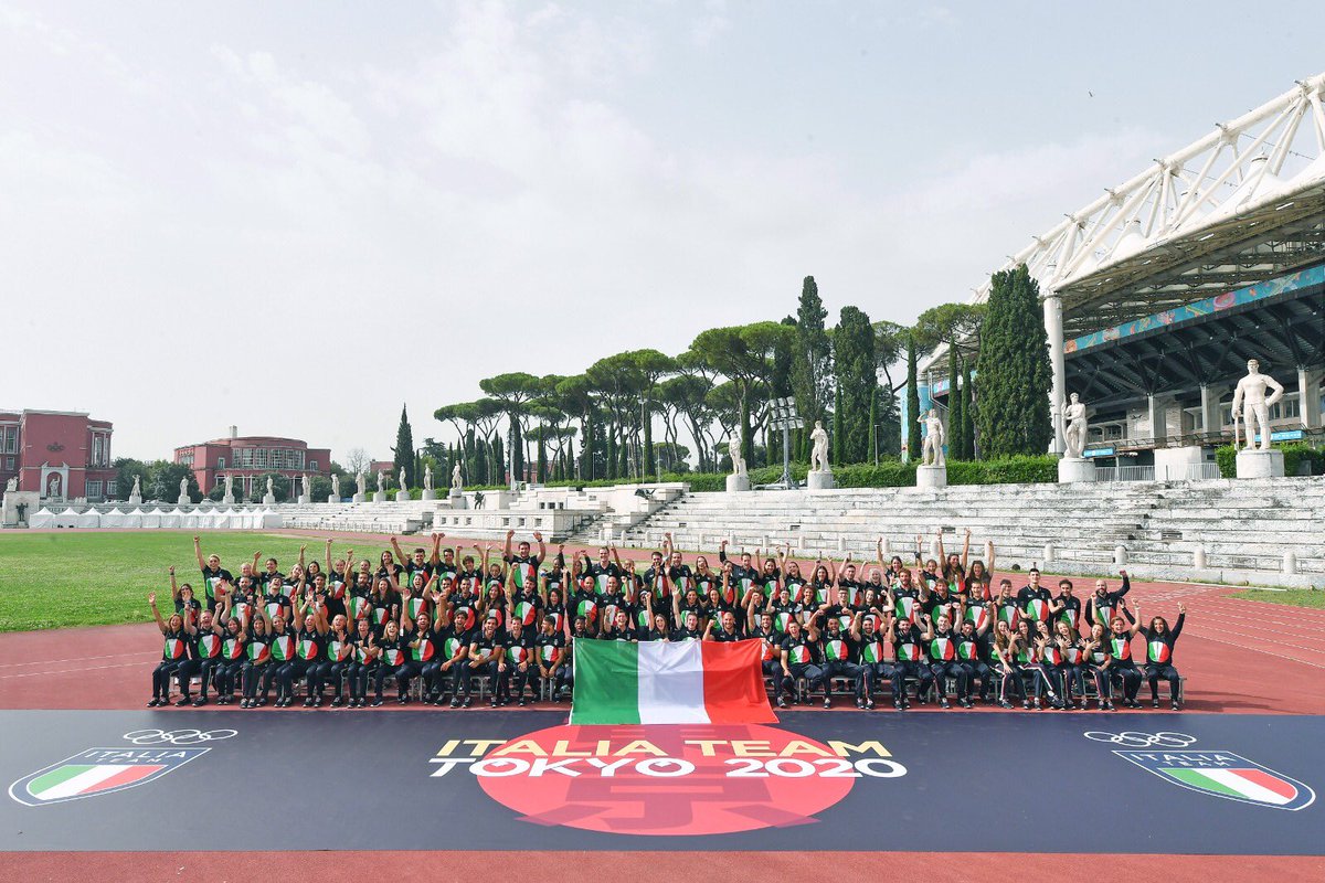 Coninews's tweet photo. Appartenenza, passione, responsabilità. Siamo pronti, #Tokyo2020 arriviamo! 🇮🇹

@ItaliaTeam | #RoadToTokyo https://t.co/Mz7D7QQvIQ