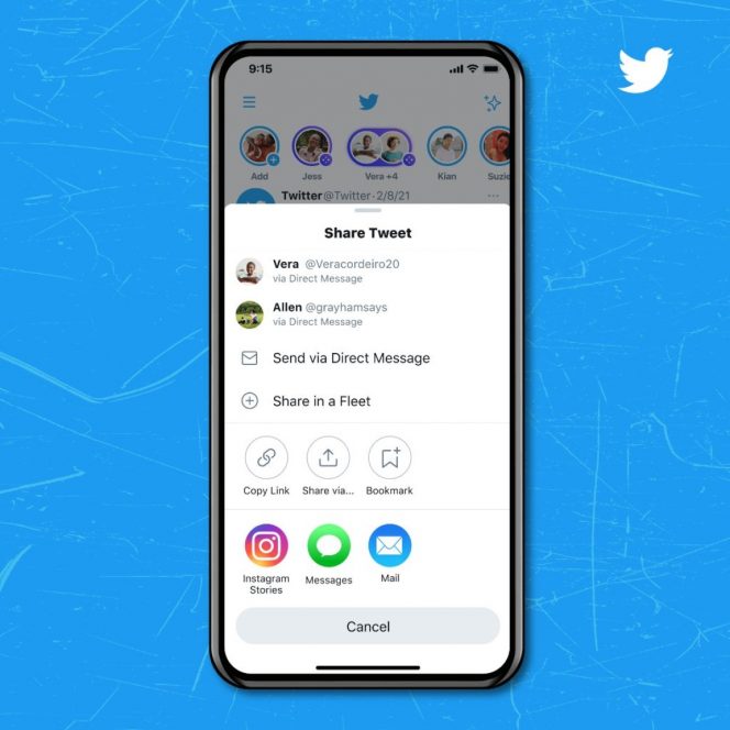 #Twitter | Il est désormais possible de partager un #Tweet dans une story #Instagram directement via Twitter. 😉

Pour le moment, cette nouvelle fonctionnalité n'est disponible que sur #iOS.

Via blogdumoderateur.com/twitter-commen… @TwitterFrance <a href="/BlogModerateur/">BDM</a> 

#SocialMedia #CM #News