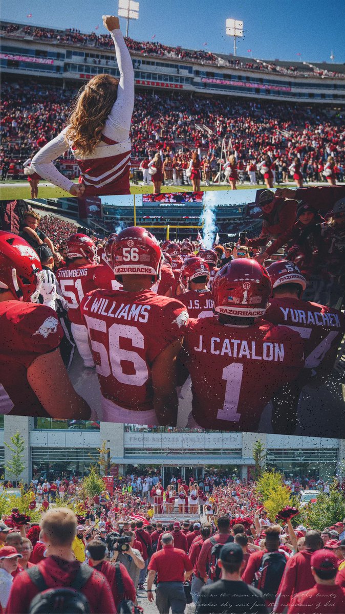 RazorbackFB's tweet image. We’re one day closer to filling up Razorback Stadium! 
#WPS #WallpaperWednesday