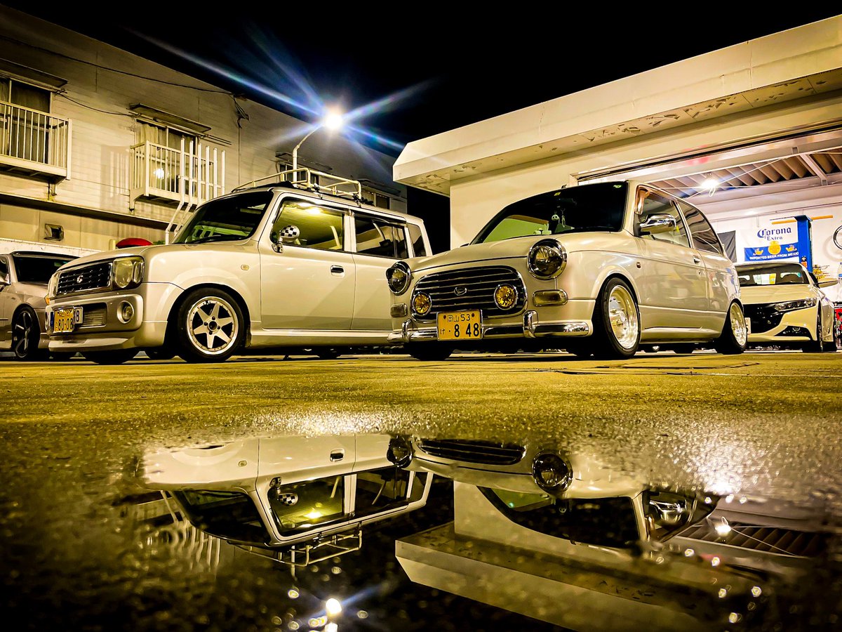 PowerofLove99's tweet photo. 久々のちっちゃいものくらぶ!
@__mm_y_
@miotears
#HE21S
#HE22S
#L700S
#SSR
#ENKEI
#watanabe
#ZEL
#Z2S
#S28 https://t.co/XqvjFiryKe