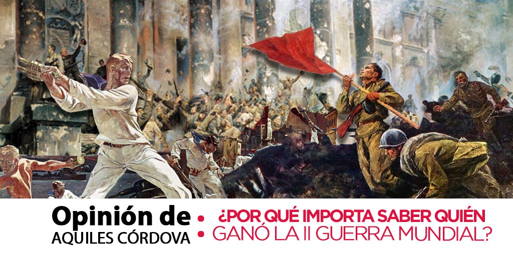 Buenos días. Te invito a leer mi #Opinión semanal: ¿Por qué importa saber quién ganó la II Guerra Mundial? "Mi preocupación central es que la “guerra fría” está de vuelta y amenaza nuevamente la paz y la independencia del mundo" movimientoantorchista.org.mx