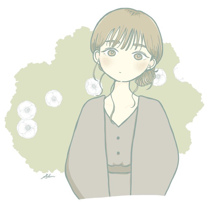 タレ目女子のtwitterイラスト検索結果