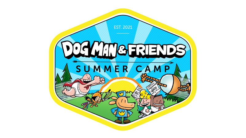 Kids can spend their summer with their favorite Dav Pilkey characters at #DogManSummer Camp! 
🐱 free printable activities
🐶 paw-esome prizes
☀️ virtual campfire events
😎 chances to be the Camper of the Week! 
Find out how to sign up: bit.ly/3zSqR7w