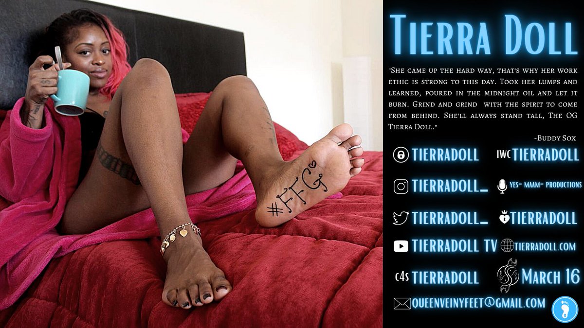 ibuysox's tweet photo. Morning #coffee and #toes with Tierra! @tierradoll_ is our motivation on this humpday. One of the hardest-working ladies in the game has already finished her cup. Stroll down her TL or multiple platforms while you enjoy yours. The women of the #ffgsquad are out here!  #prettyfeet https://t.co/nw633R7qcR