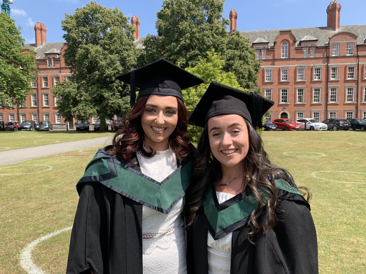 The end of one chapter and the beginning of a new one. Feeling very lucky to have graduated with such a brilliant group of physios and alongside my cousin <a href="/OrlaCrowley8/">Orla Crowley</a>!