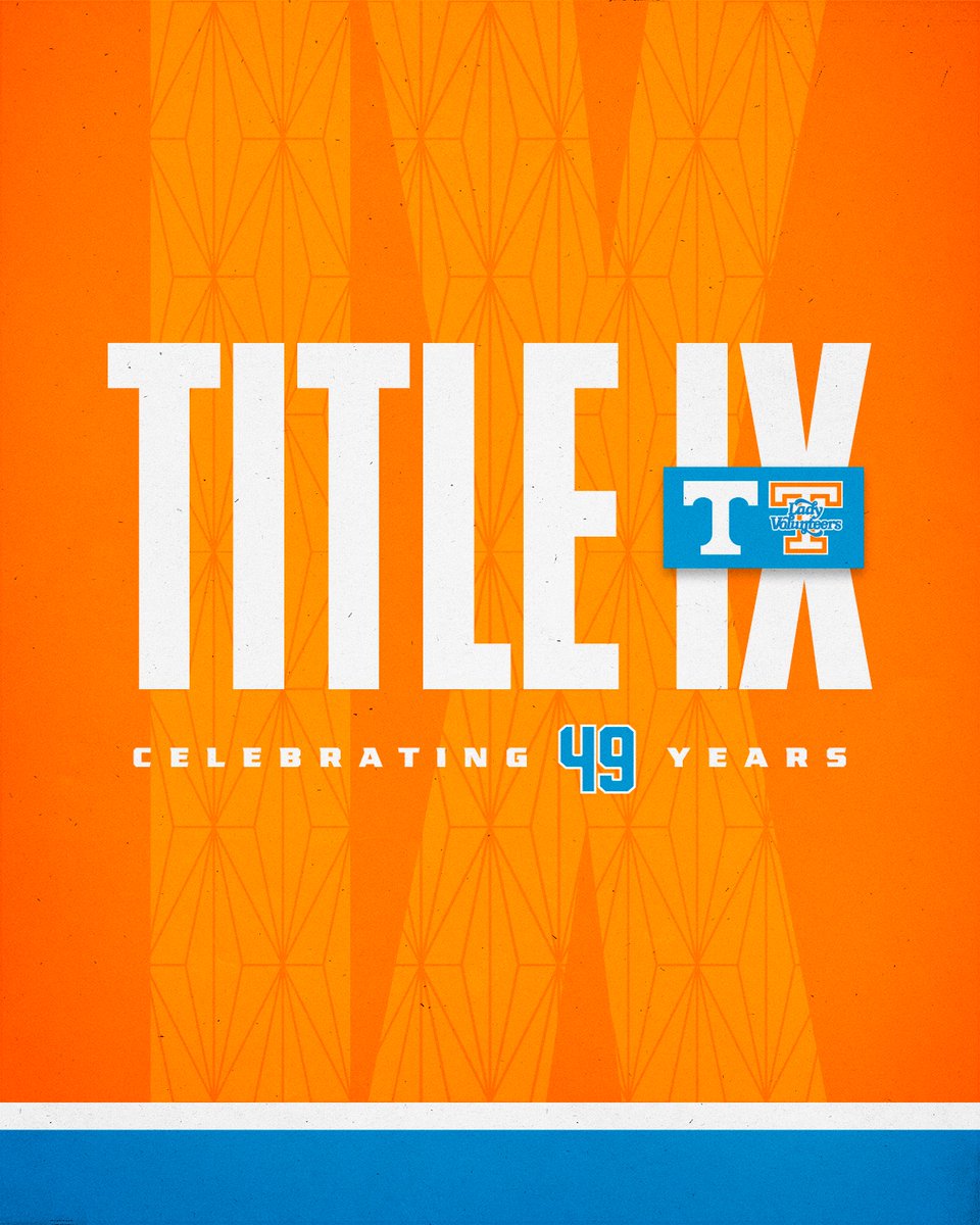 LadyVol_Hoops's tweet photo. Lots of progress made, still more work to do!

Today we celebrate 49 years of Title IX and renew our commitment to bringing equity to women's basketball. https://t.co/oVURJbYeI0
