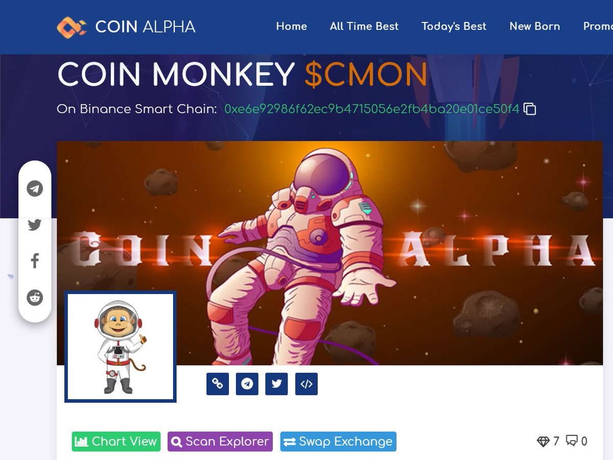 CoinMonkeyClan1's tweet photo. Our beloved community member listed us on Coin Alpha!
You know what to do now, GO VOTE already!! 👭👬👫

#goingtothemoon #newplaces #recognition #growingcommunity #tothemoon #CMON

https://t.co/3hiUVCxEve https://t.co/2gQtStmK1m
