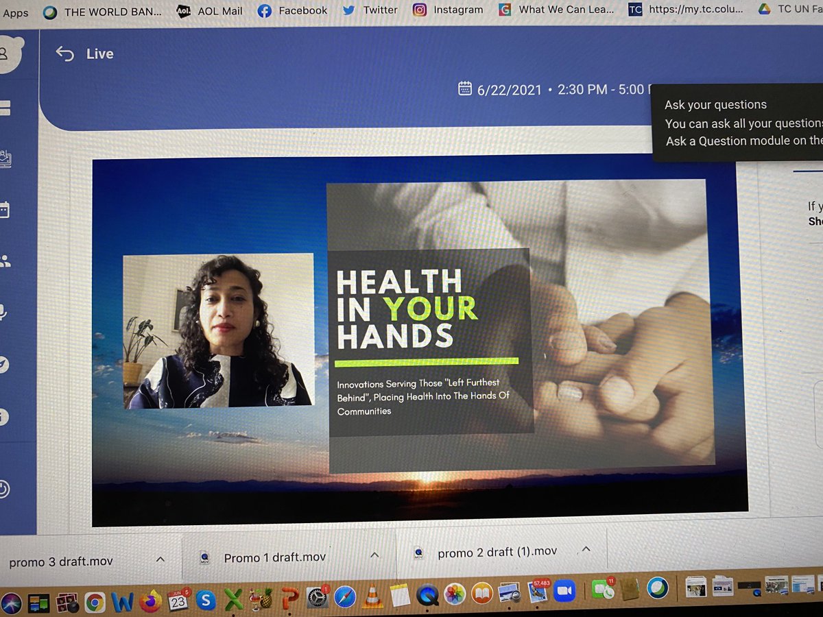 Brilliant innovations are reaching those furthest behind and pivoting in these Covid times using telehealth and innovative financing to bring access ⁦<a href="/hiyhnow/">Health In Your Hands</a>⁩ ⁦<a href="/AhimsaFund/">AhimsaFund</a>⁩ #ahimsaevent21