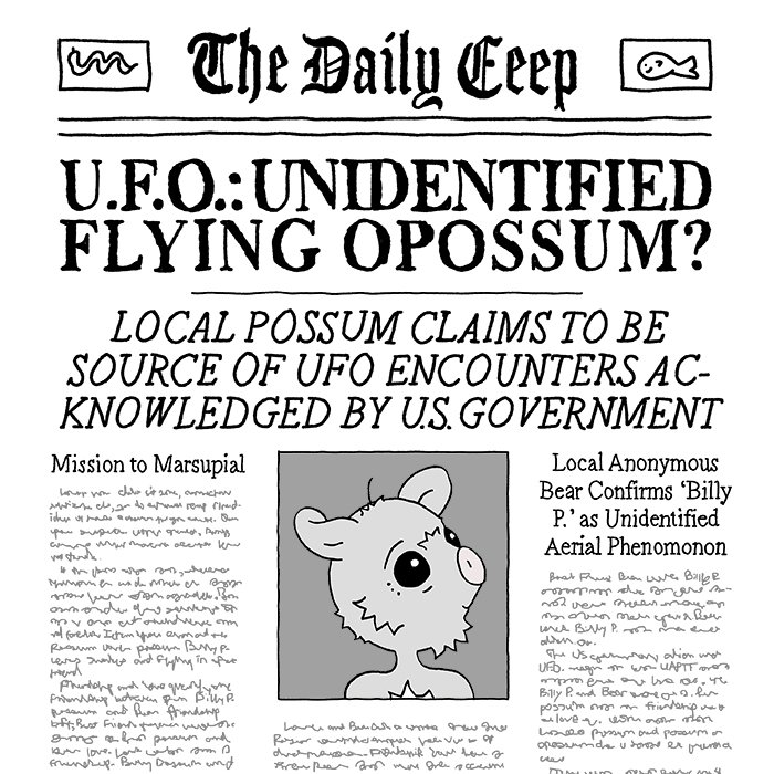 BillyBearShow's tweet photo. BREAKING NEWS FRIENDS! We made the papers!!! 🐭🐻👽💓 https://t.co/wn2zBYXUGW