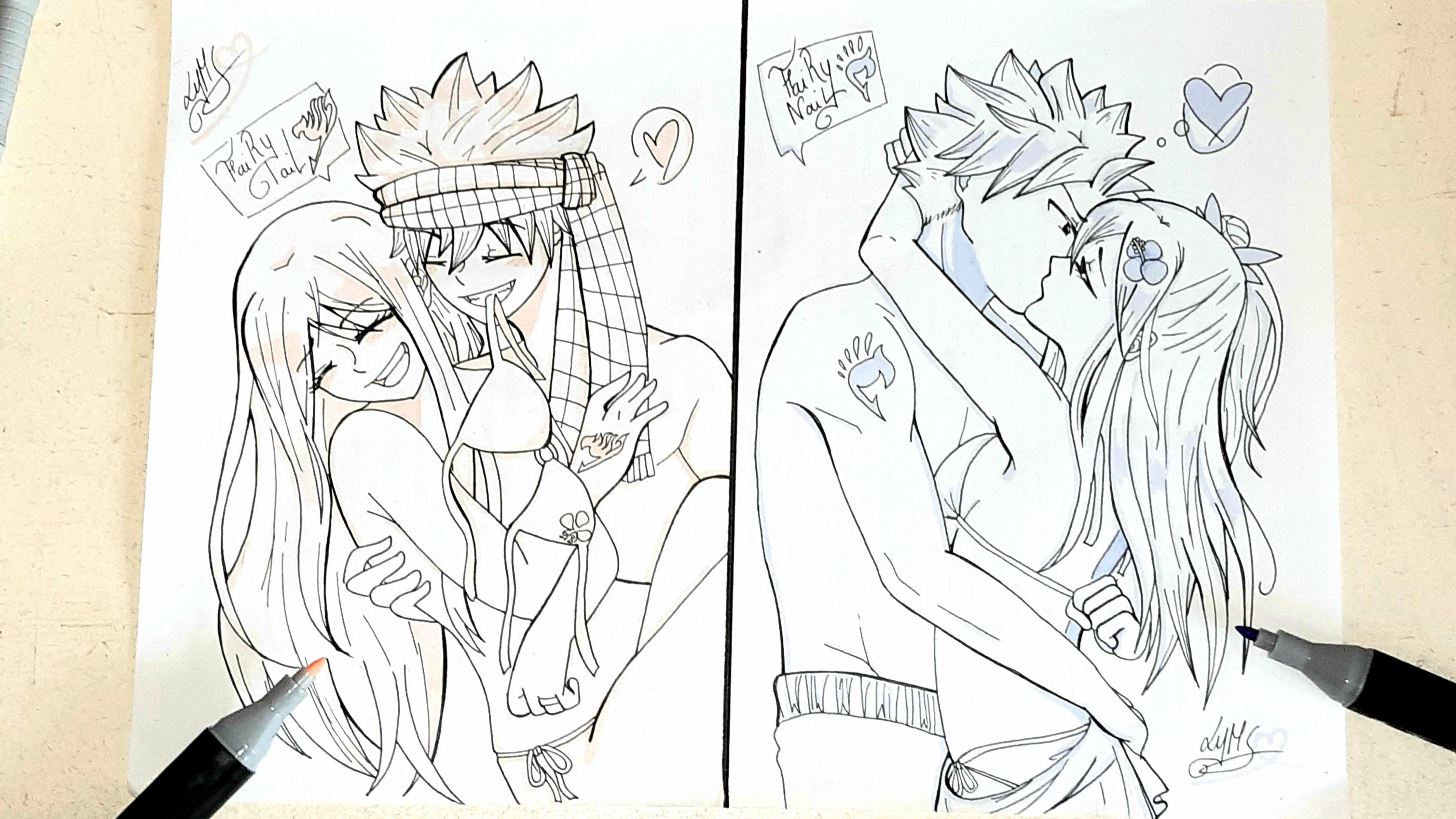 THE SKETCHBOOK  Fairy tail, Fairy tail nalu, Fairy tail couples