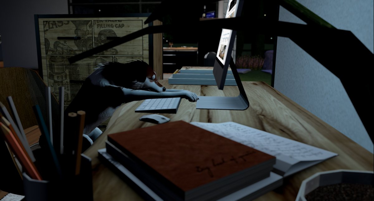 Crazy busy with work lately. Just.. want to.. relax... ♥

#SecondLife #furry #feral #secondlifefurry #sl #slfurries