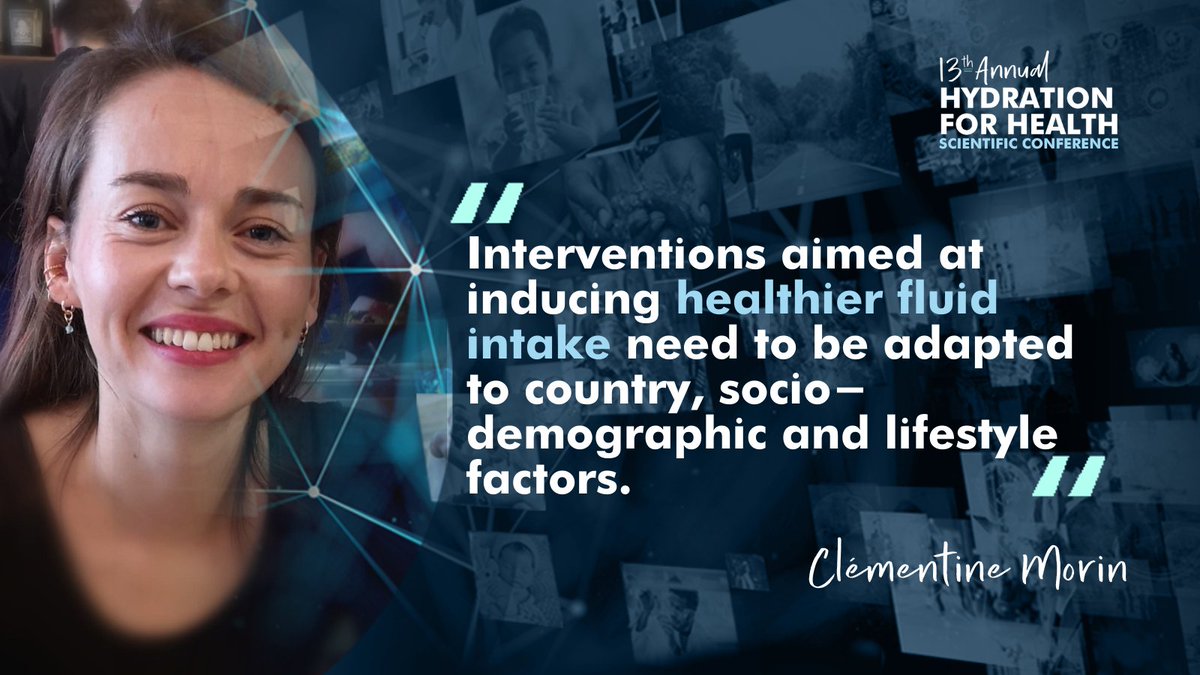H4HInitiative's tweet photo. Interventions aimed to induce healthier fluid intake among children and adolescents need to be adapted to country, socio-demographic and lifestyle factors, highlights @MorinClmentine2 #H4H2021 https://t.co/GKD6tHuIjH