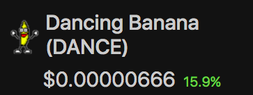 DancingBananaEn's tweet photo. πππ Time will give you answer!
$DANCE
#DancingBanana
#DancingFamily
#NFTs #DeFi https://t.co/XBygkdCLsQ