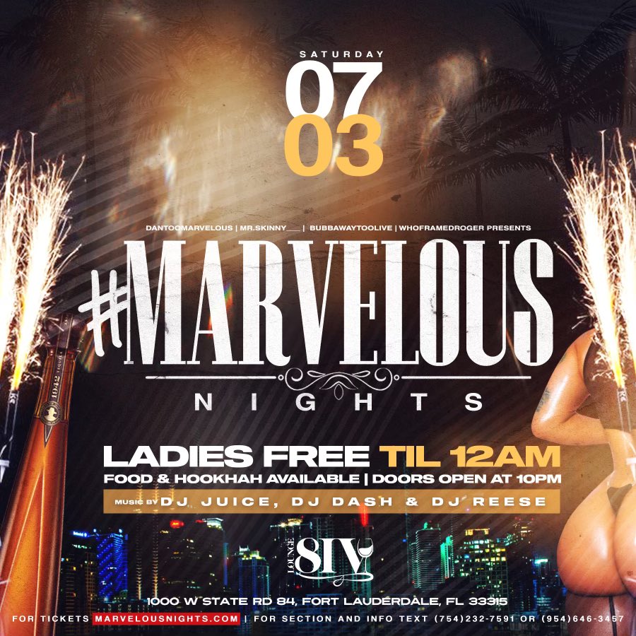 Young__SKINNY's tweet photo. NEXT WEEK SATURDAY #MarvelousNight 💫

 Ladies Free till 12am

HMU to secure ur sections

Tickets available now 
https://t.co/ZzF7oSWQlp https://t.co/7hWXF4sa0X