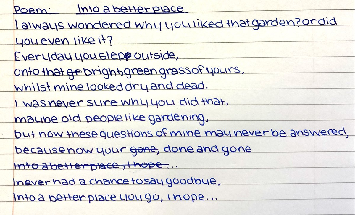 BarkingAbbeyEng's tweet photo. You want more excellent writing from Ms. Watkins' Year 8s, you say? Well, we'll see what we can do... https://t.co/4rsJhjy1ZQ