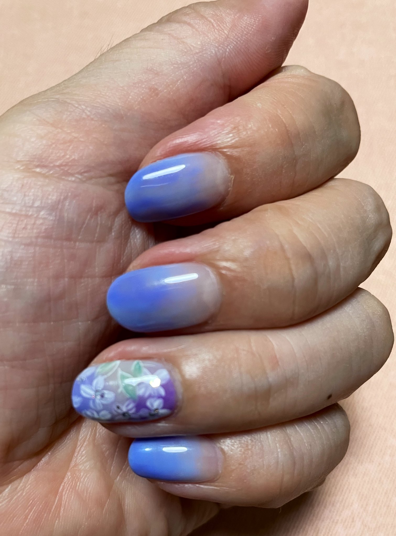まままっち 今回のネイル まだまだ紫陽花カラーで あじさいネイル ネイル ネイルステーション Nailstation 後楽園 メトロエム 心のサプリメント T Co Skv7a4c3ab Twitter