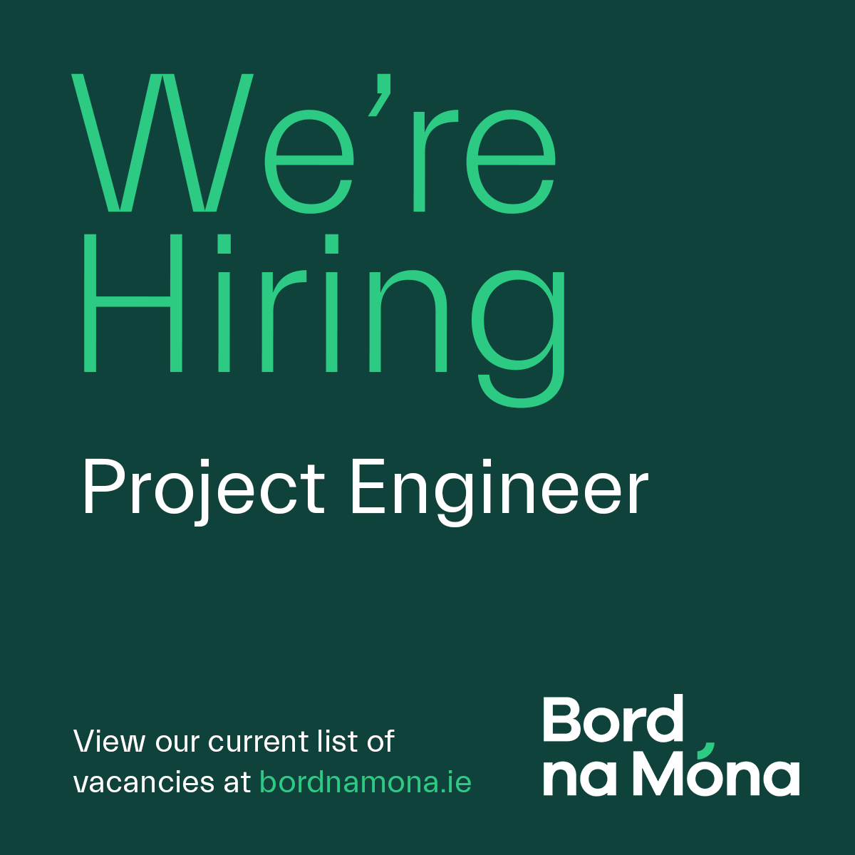 BnMIreland's tweet photo. More vacancies within our Renewable Energy business. Reach out to us today to find out more. 
https://t.co/aYe8nqHXGp

#WeAreHiring https://t.co/pyrU6dlcIE