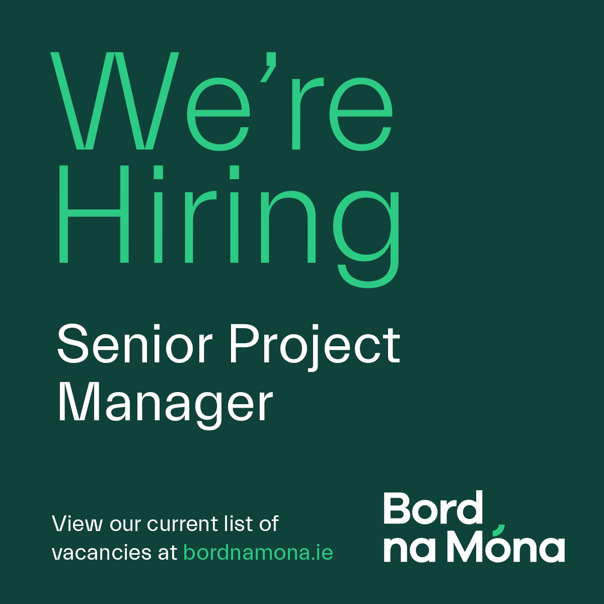 BnMIreland's tweet photo. More vacancies within our Renewable Energy business. Reach out to us today to find out more. 
https://t.co/aYe8nqHXGp

#WeAreHiring https://t.co/pyrU6dlcIE