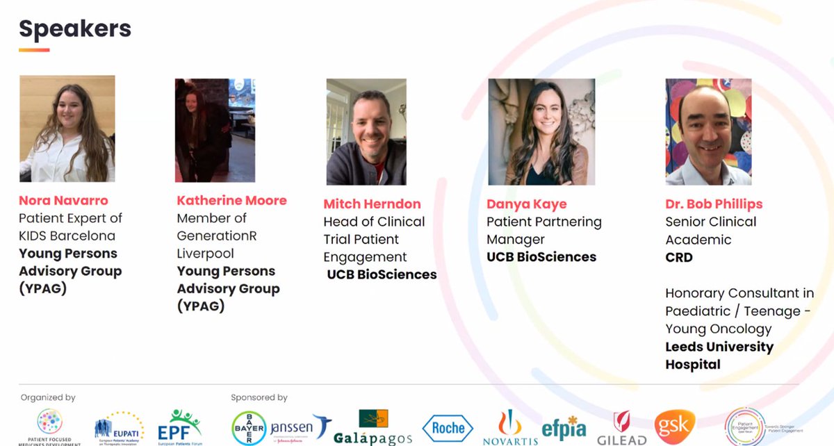 It's awesome to listen from the young people what does mean #PatientInvolvement": right to be participate in #research. Glad to learn from you every day!