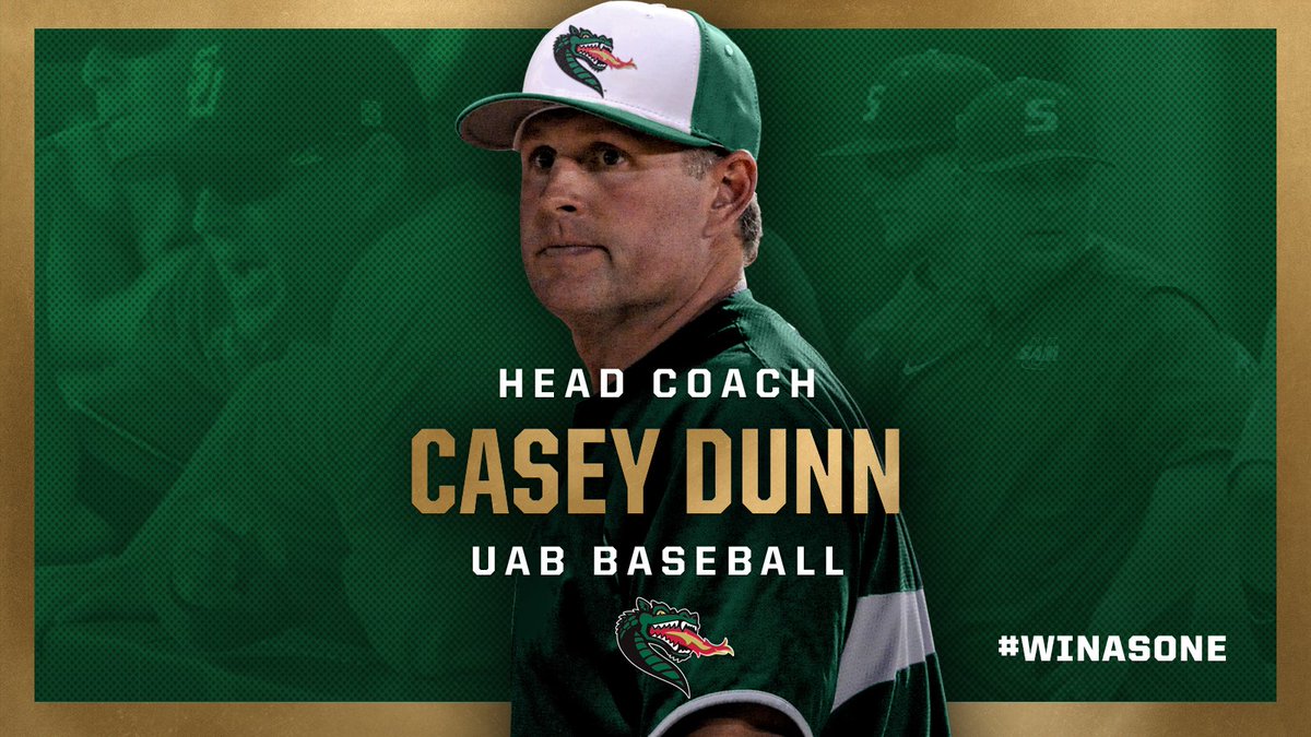 WELCOME COACH CASEY DUNN‼️

UAB Director of Athletics Mark Ingram names Casey Dunn as the sixth head coach in program history!

#WinAsOne

🔗: bit.ly/CaseyDunnUAB