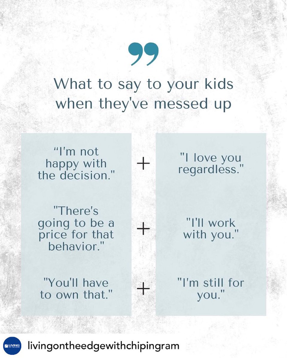 MomMadeMighty's tweet photo. Let your kids know you love them, especially when they make mistakes. @chipingram #momtips #parenting #parentingtips https://t.co/OGuZ4KanJ1