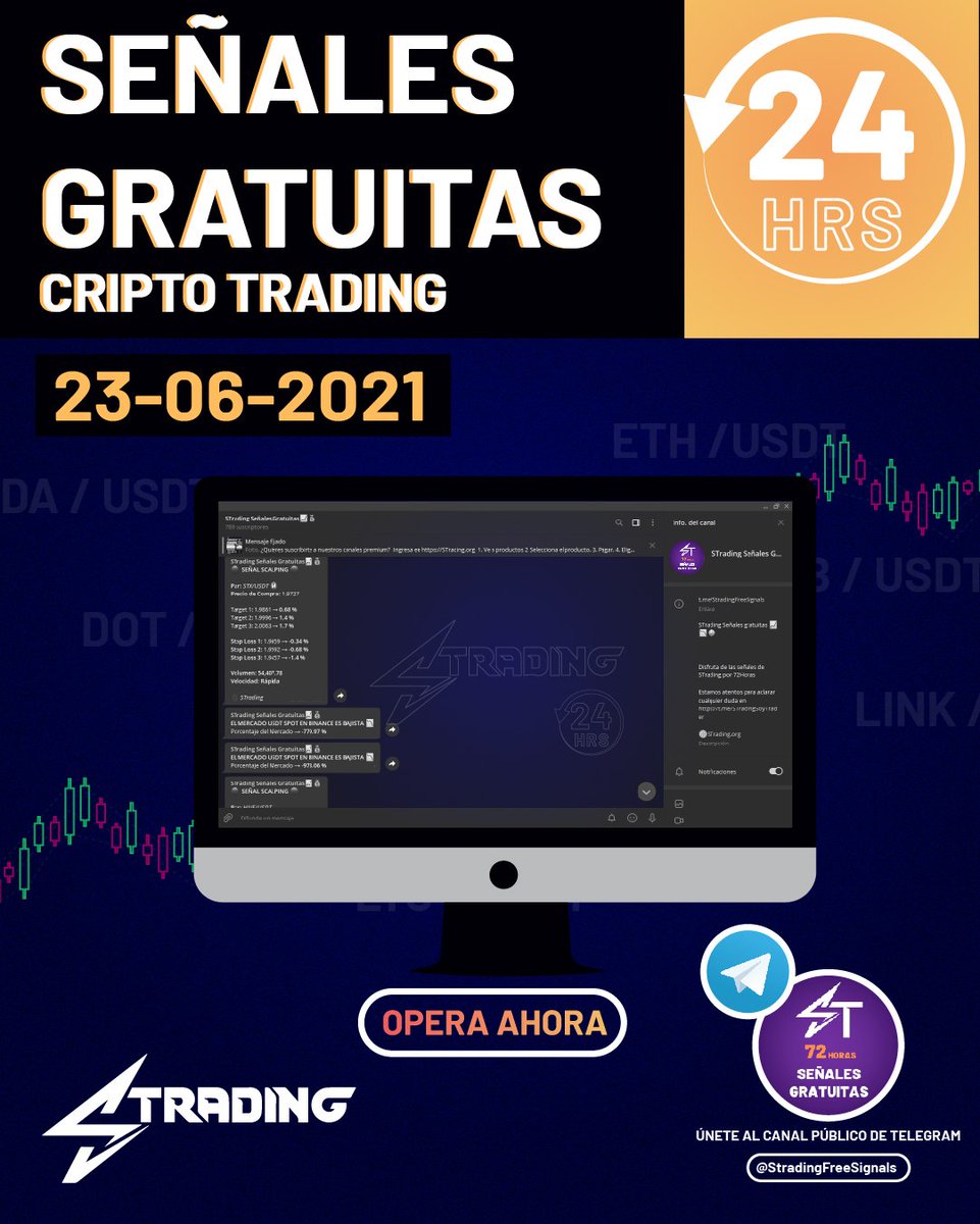 Stradings_'s tweet photo. ¿Necesitas señales para criptomonedas?
¡Aprovecha hoy nuestras señales!
https://t.co/LGUg2fhnM6 https://t.co/RVwYhlVpMu