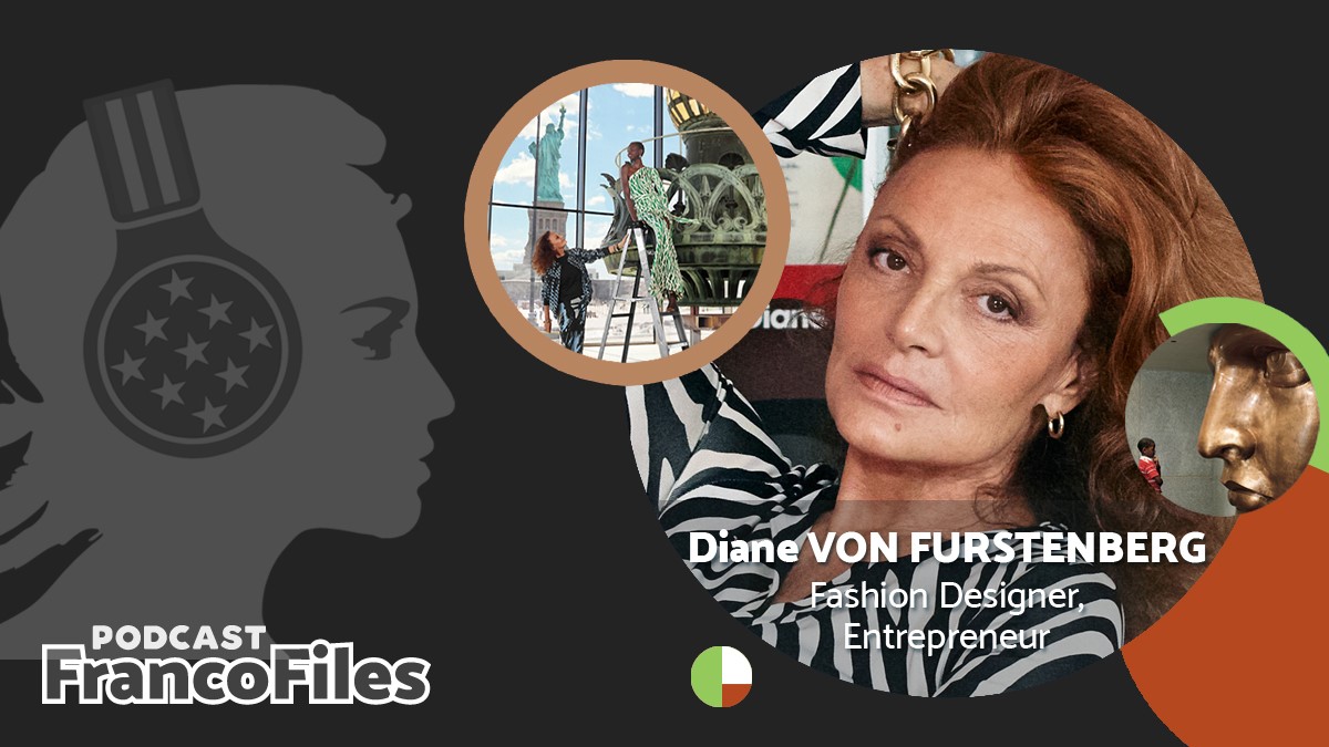 <a href="/francofilespod/">FrancoFiles Podcast</a> spoke with fashion designer <a href="/DVF/">DVF - Diane von Furstenberg</a> on how the Statue of Liberty, NY's leading lady, inspires her to empower &amp; support women in their latest episode: bit.ly/FrancoFiles @franceamerique <a href="/franceintheus/">Embassy of France in the U.S.</a> @ellisislandnps <a href="/franceinnyc/">Consulate of France in New York</a> @lecnam <a href="/cmacgm/">CMA CGM Group</a> @cmacgm_france