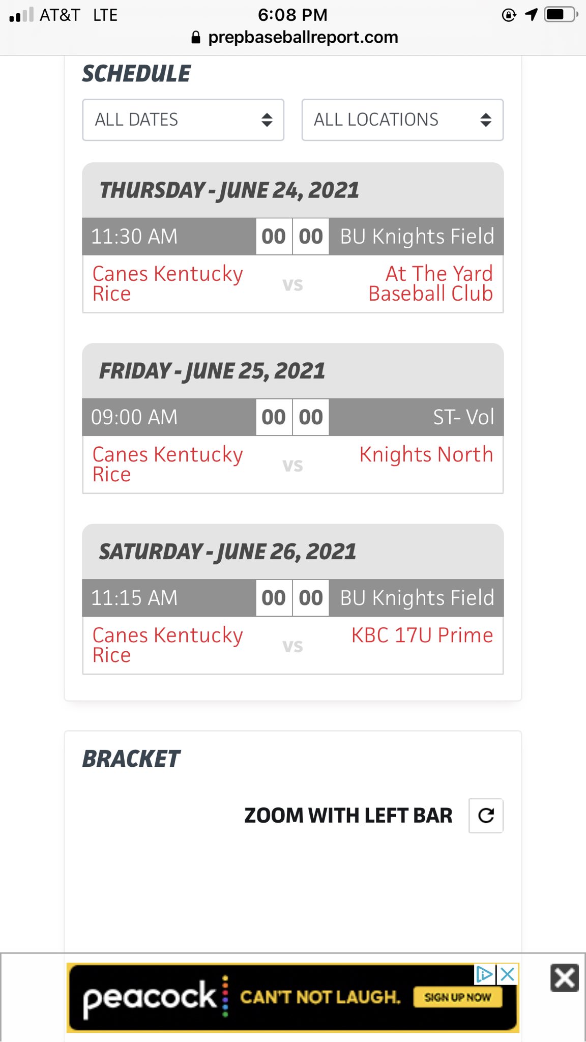 Canes Kentucky Premier 15U (CanesRice) / Twitter