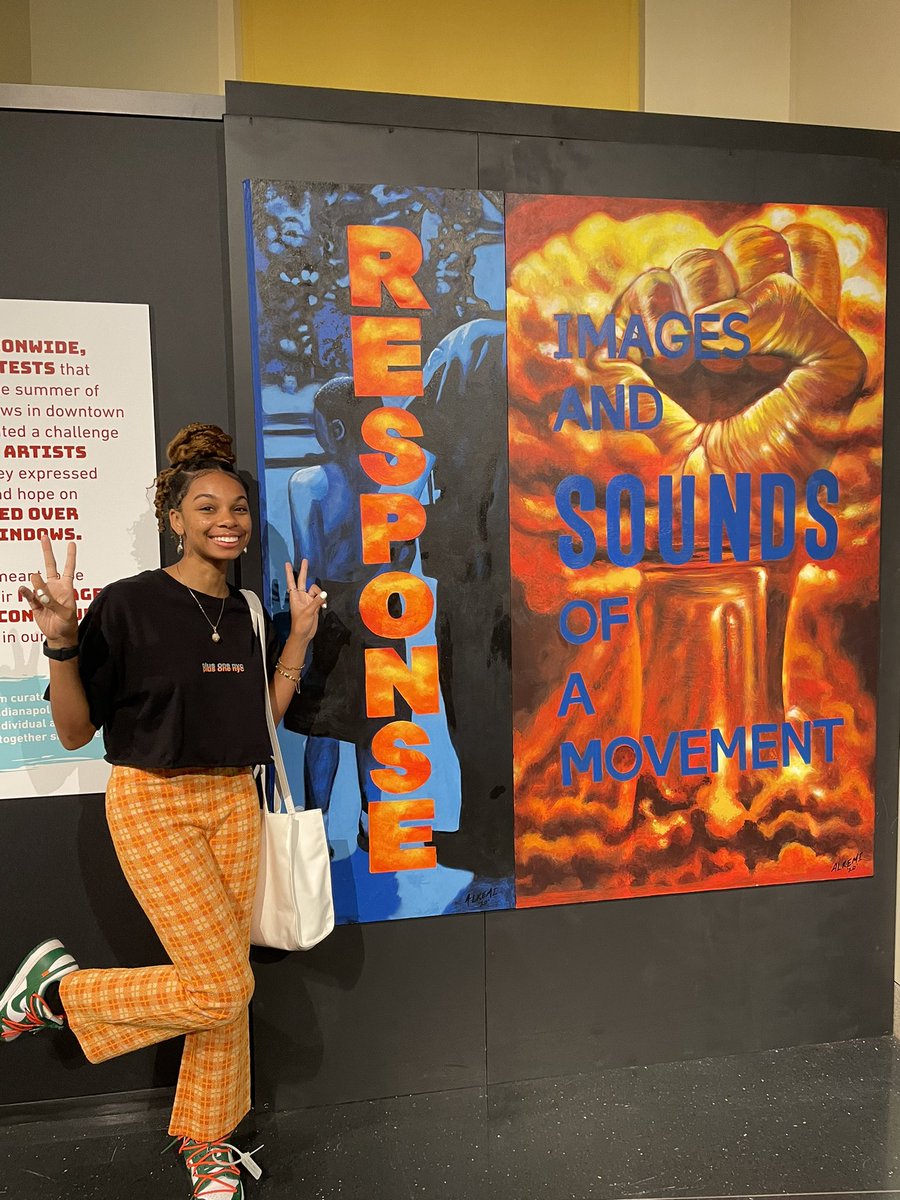 MambaTay's tweet image. Thanks so much to Indiana State Museum for featuring my song in their new Images and Sounds of a Movement exhibit🥺