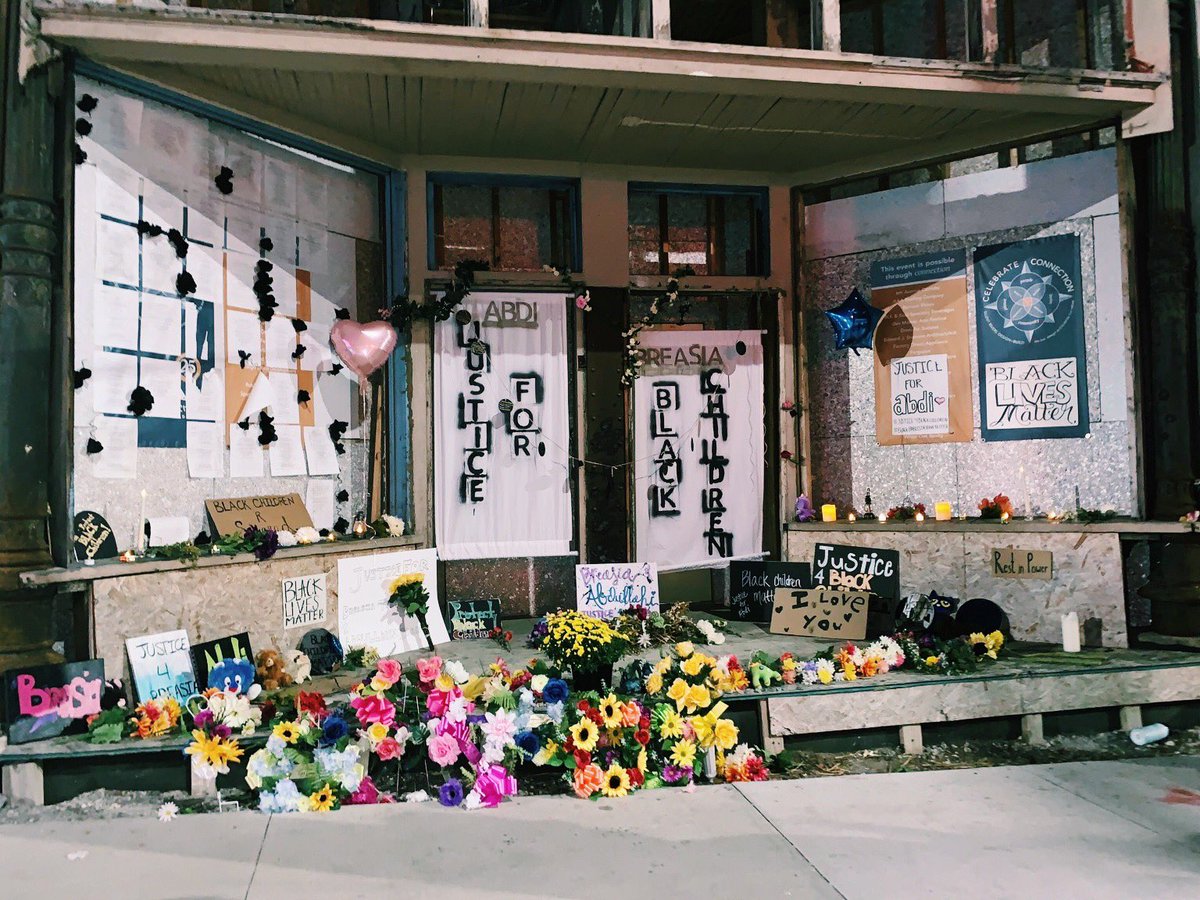 This morning, the Black Children’s Memorial was burned down. It’s hard for us to believe that this was not done intentionally against us and the Black children and femmes we have honored there. 
Help us rebuild the memorial &amp; bring red, yellow and purple flowers to 1601 6th Ave.