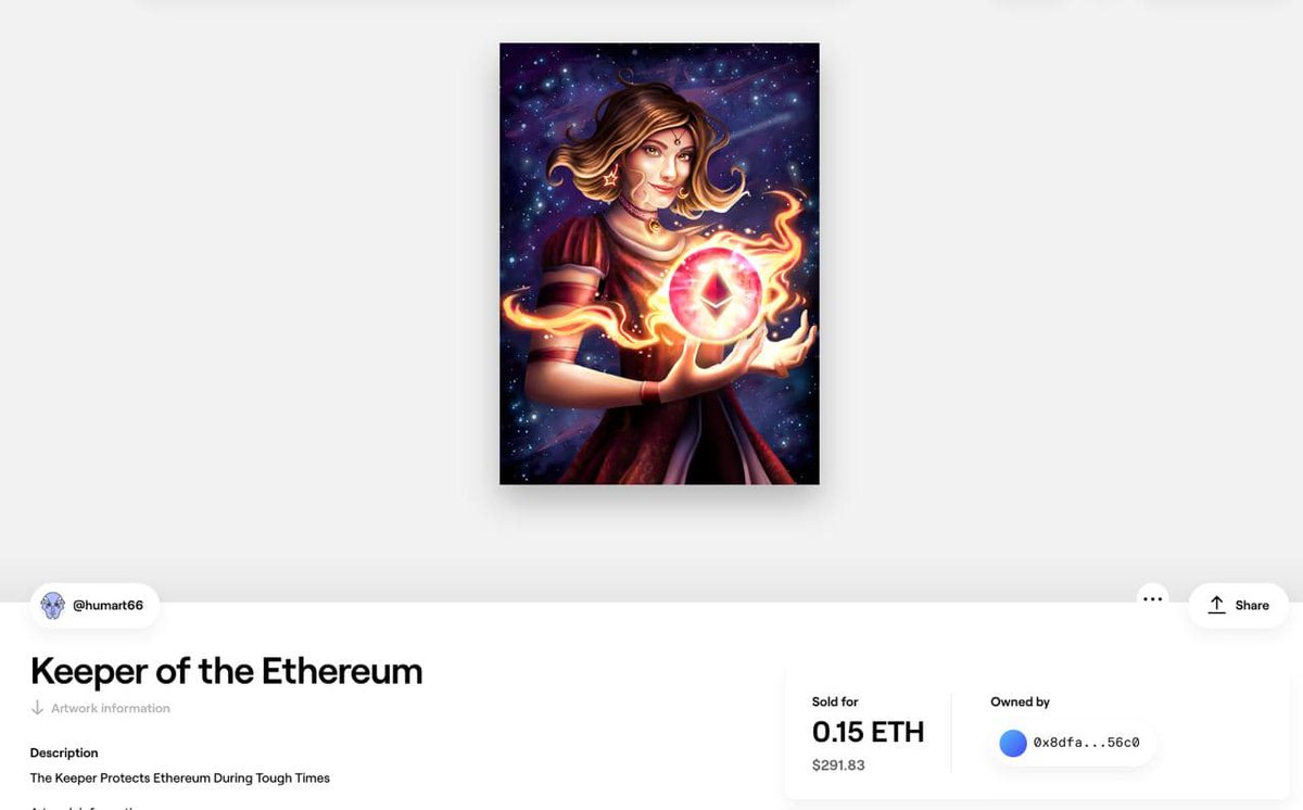 Humart66's tweet image. My first artwork is sold🥳🥳
Thanks to everyone who supported me🙏

foundation.app/@Humart66/keep…

#cryptoart #digitalart #digitalnft #nft #nftart #nftartcollector #nftartist #nftartwork #nftcollector #nfts